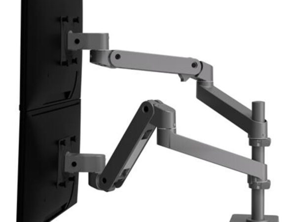Ergotron LX Pro Series 45-690-293 Supporti a parete per TV 68,6 cm (27") Scrivania Grigio scuro