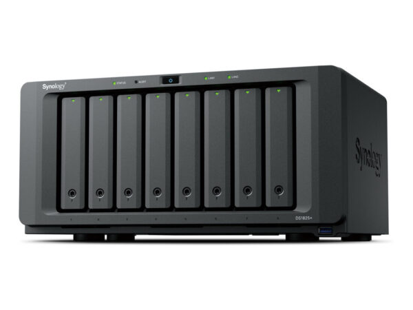 Synology DiskStation DS1825+ server NAS e di archiviazione Ryzen Embedded V1500B 8 GB DDR4 0 TB Nero