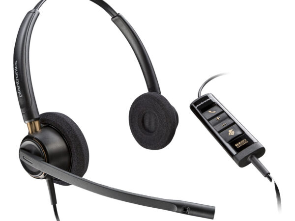 Poly Cuffia stereo EncorePro 525 con connettore USB-A, certificata per Microsoft Teams