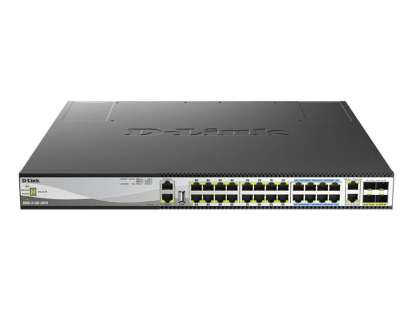 D-Link DMS-3130-30TS Gestito L3 10G Ethernet (100/1000/10000) Nero