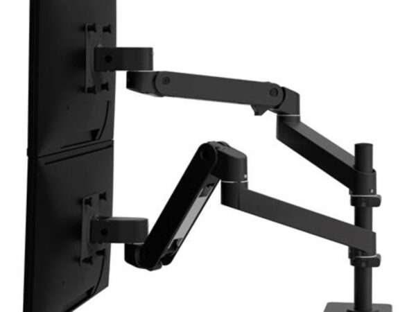 Ergotron LX Pro Series 45-690-292 Supporti a parete per TV 68,6 cm (27") Scrivania Nero