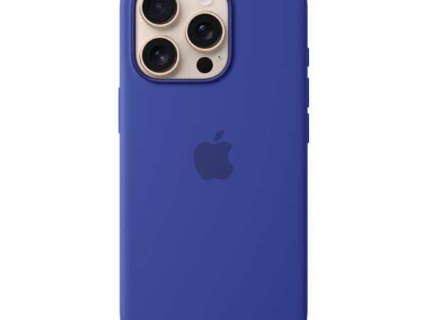 Apple Custodia MagSafe in silicone per iPhone 16 Pro - Blu oltremare