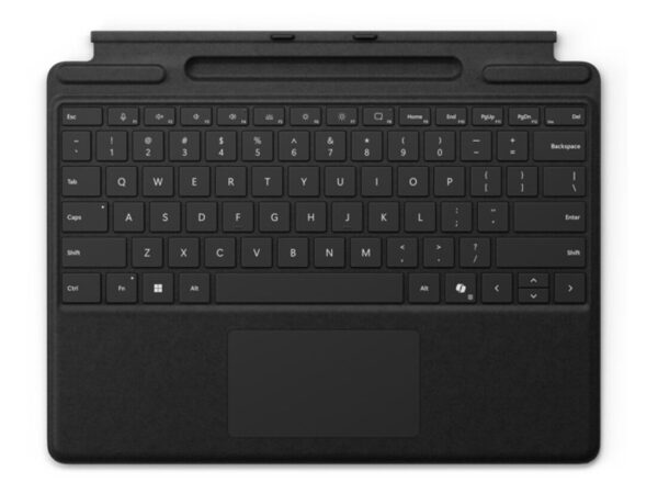 Microsoft Surface Pro Keyboard with pen storage Microsoft Cover port Nero