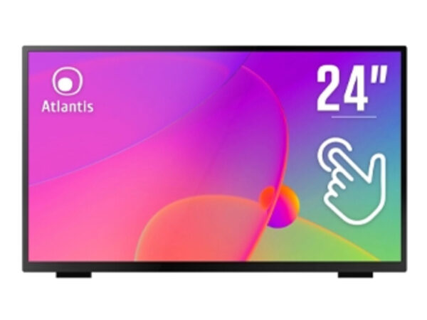 Atlantis Land A05-T24A-VHDM Monitor PC 54,5 cm (21.4") 1920 x 1080 Pixel Full HD LED Touch screen Nero