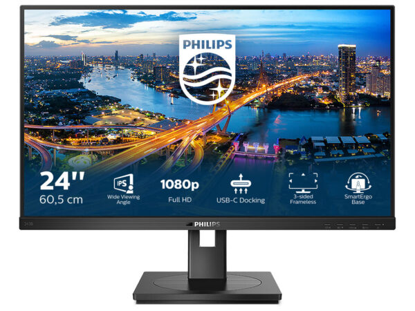 Philips B Line 243B1/00 LED display 60,5 cm (23.8") 1920 x 1080 Pixel Full HD Nero