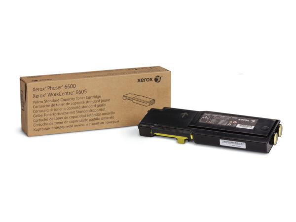 Xerox Cartuccia toner Giallo a Capacità standard da 2000 Pagine per Phaser 6600, WorkCentre 6605 (106R02247)
