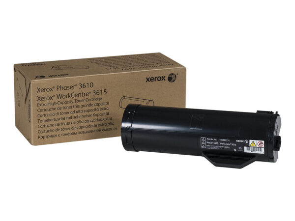 Xerox Cartuccia toner Nero a Altissima capacità da 25300 Pagine per Phaser 3610, WorkCentre 3615 (106R02731)