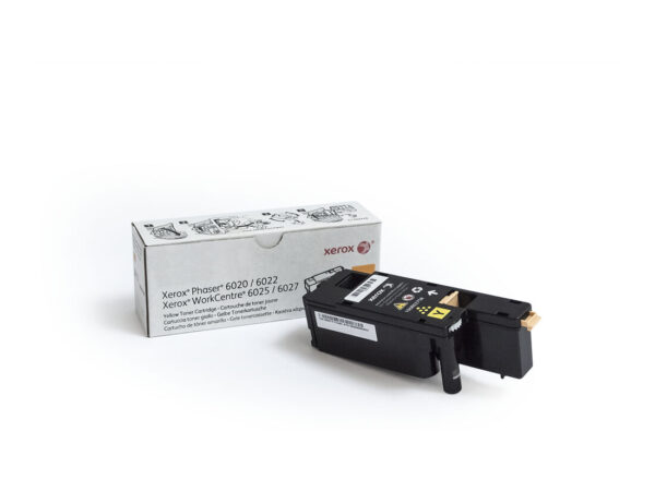 Xerox Cartuccia toner Giallo a Capacità standard da 1000 Pagine per Phaser 6020/6022, WorkCentre 6025/6027 (106R02758)