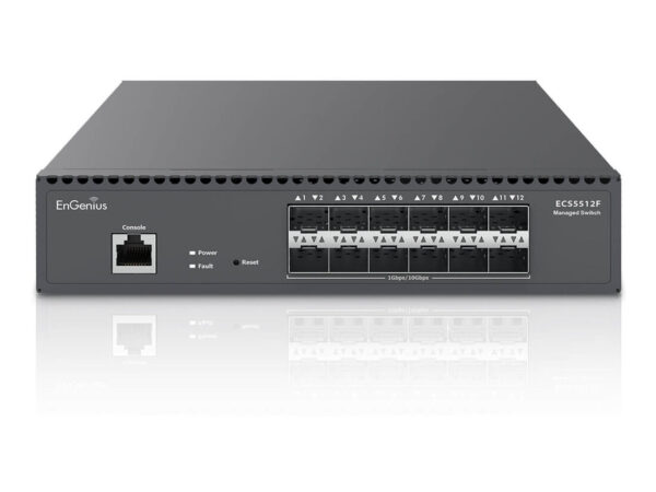 EnGenius ECS5512F switch di rete Gestito L2+ Nero