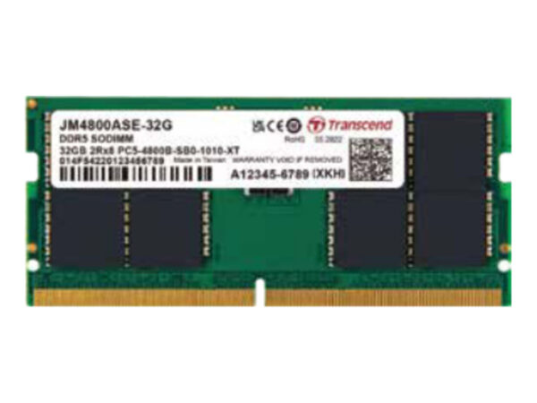Transcend JetRam JM4800ASE-32G memoria 32 GB 1 x 32 GB DDR5