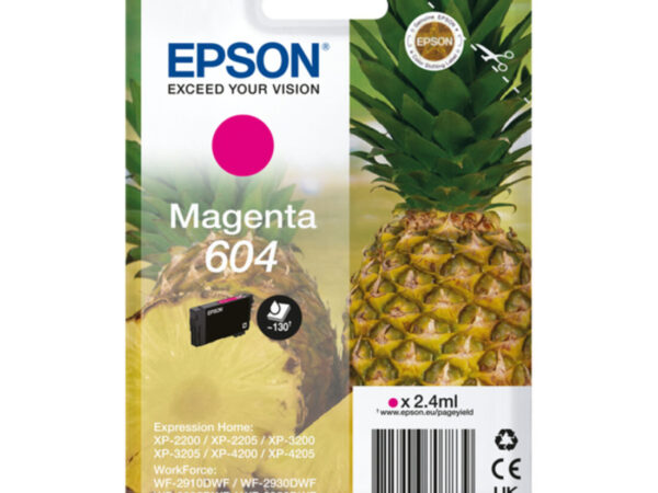 Epson 604 cartuccia d'inchiostro 1 pz Compatibile Resa standard Magenta