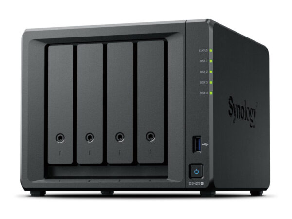 Synology DiskStation DS425+ server NAS e di archiviazione Intel Celeron J4125 2 GB DDR4 0 TB Nero