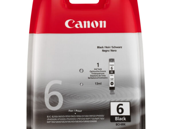 Canon Cartuccia d'inchiostro nero BCI-6BK