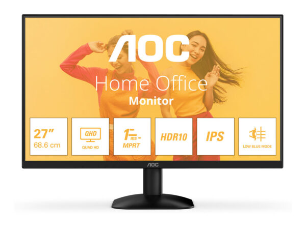 AOC B3 Q27B35E Monitor PC 68,6 cm (27") 2560 x 1440 Pixel Quad HD LED Nero