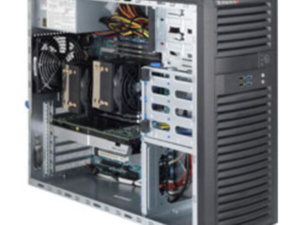Supermicro SuperWorkstation SYS-7037A-iL Midi-Tower Nero Intel C602J BGA 1356