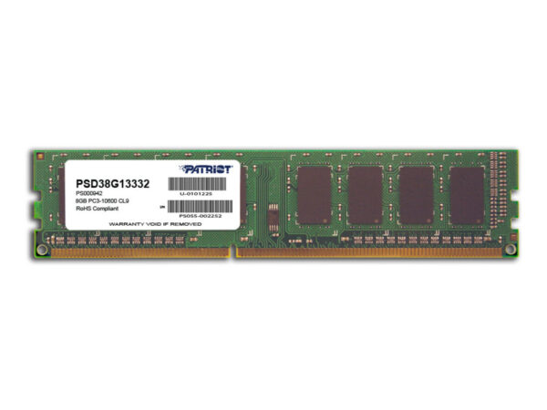 Patriot Memory 8GB PC3-10600 memoria 1 x 8 GB DDR3