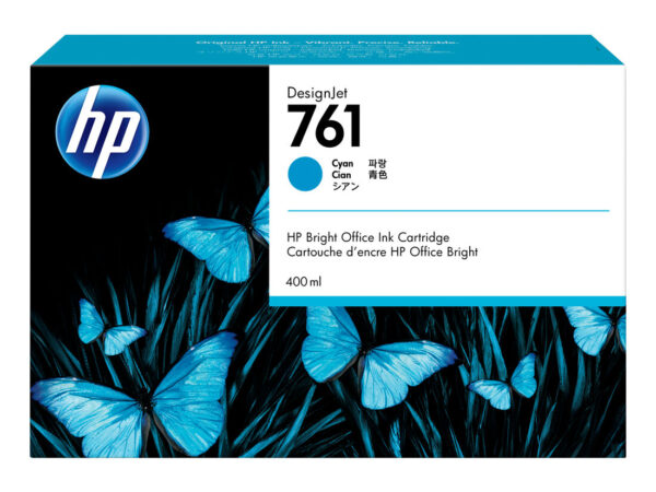 HP Cartuccia inchiostro ciano DesignJet 761, 400 ml