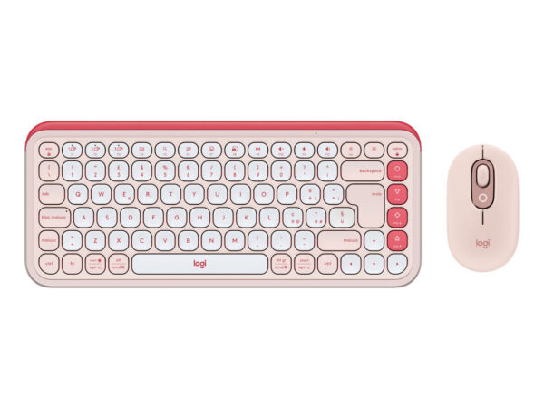 Logitech 920-013117 tastiera Mouse incluso Universale Bluetooth QWERTY Italiano Rosa