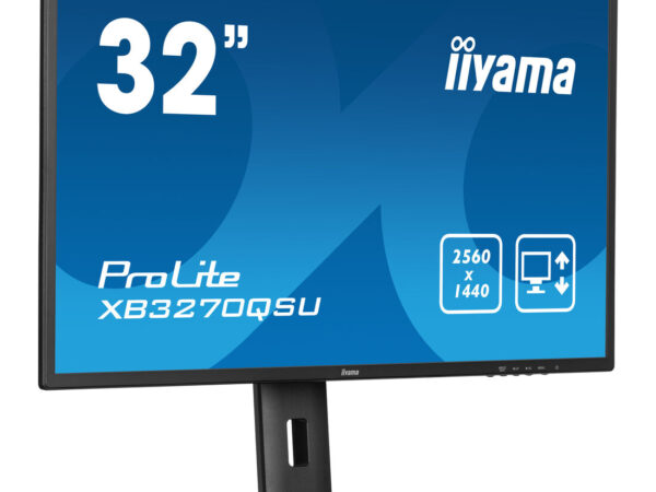 iiyama ProLite XB3270QSU-B1 Monitor PC 81,3 cm (32") 2560 x 1440 Pixel Wide Quad HD LED Nero
