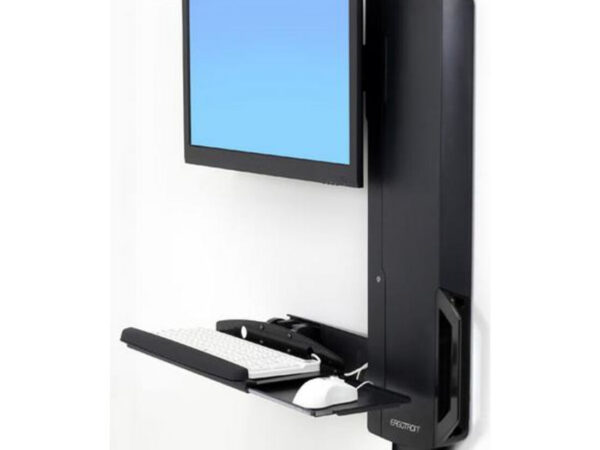Ergotron 61-081-085 Supporti a parete per TV 61 cm (24") Nero