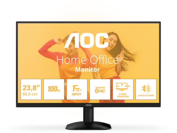 AOC B3 24B35HM2 Monitor PC 60,5 cm (23.8") 1920 x 1080 Pixel Full HD LED Nero