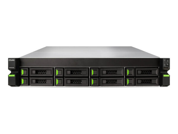 QSAN XN8008R NAS Armadio (2U) Intel Xeon 8 GB DDR4 Nero, Metallico
