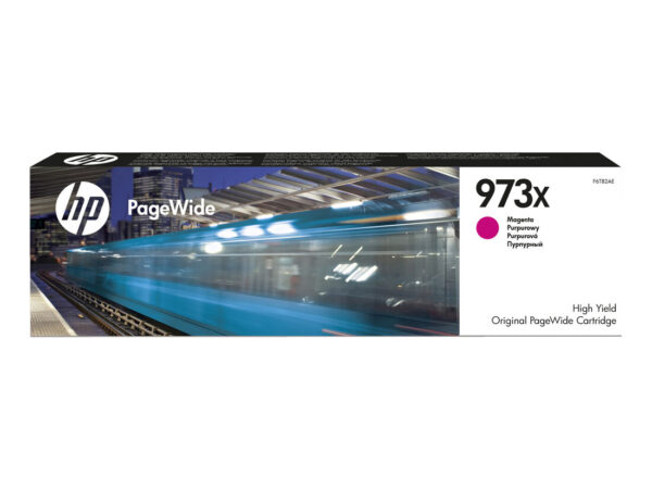 HP Cartuccia magenta ad alta capacità originale 973X PageWide