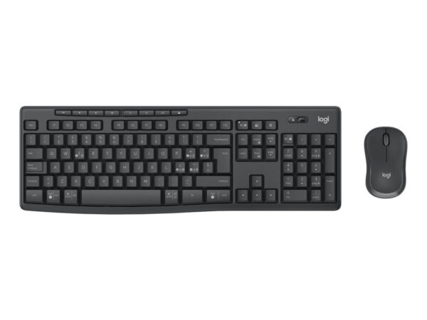 Logitech MK370 Combo for Business, Tastiera e Mouse Wireless Full-Size, ricevitore USB Logi Bolt Sicuro, Bluetooth, Certificazione Globale Windows/Mac/Chrome, Linux - Grafite