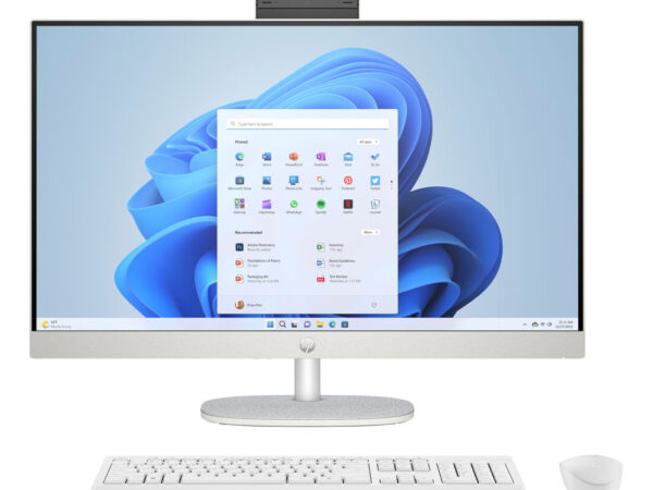 HP 27-cr0049nl Intel Core i7 i7-1355U 68,6 cm (27") 1920 x 1080 Pixel PC All-in-one 16 GB DDR4-SDRAM 512 GB SSD Windows 11 Home Wi-Fi 6 (802.11ax) Bianco