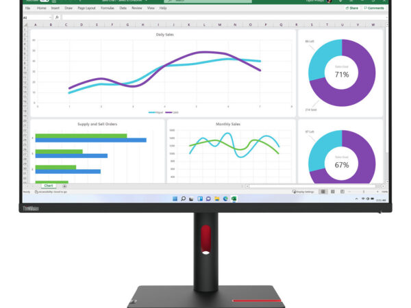 Lenovo ThinkVision T32h-30 LED display 80 cm (31.5") 2560 x 1440 Pixel Quad HD Nero