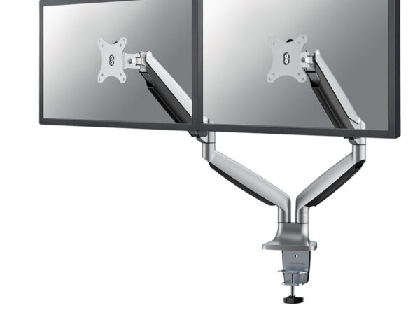 Neomounts NM-D750DSILVER Braccio per monitor 10-32" - molla a gas