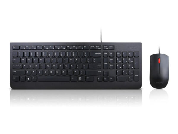 Lenovo 4X30L79883 tastiera Mouse incluso Universale USB QWERTY Inglese US Nero