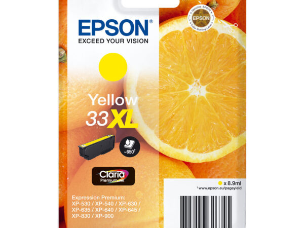 Epson Oranges Cartuccia Giallo T33XL Claria Premium