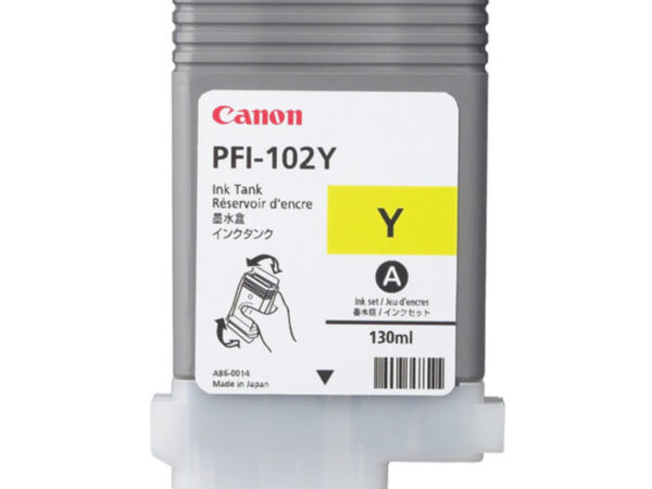 Canon PFI-102Y cartuccia d'inchiostro Originale Giallo