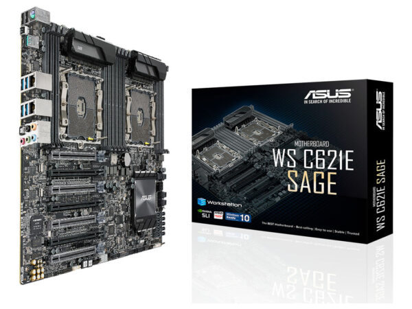 ASUS WS C621E SAGE (BMC) Intel C621 LGA 3647 (Socket P) EEB