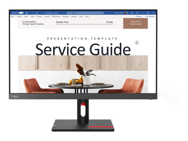 Lenovo ThinkVision S24i-30 LED display 60,5 cm (23.8") 1920 x 1080 Pixel Full HD Nero