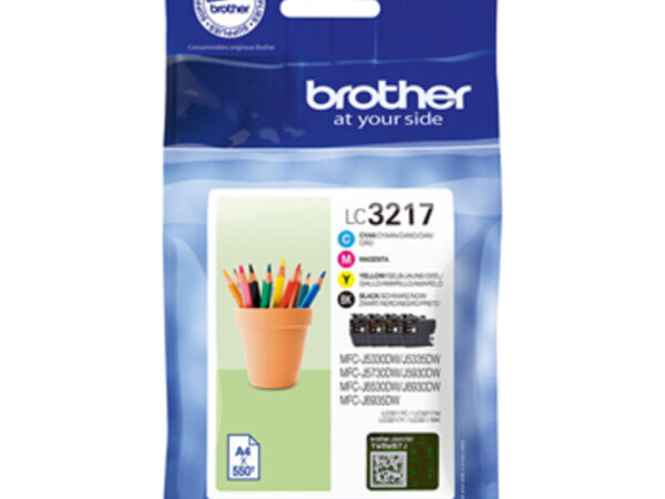 Brother LC-3217 cartuccia d'inchiostro Originale Nero, Ciano, Magenta, Giallo