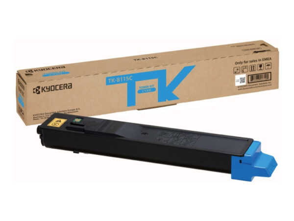 KYOCERA TK-8115C cartuccia toner 1 pz Originale Ciano
