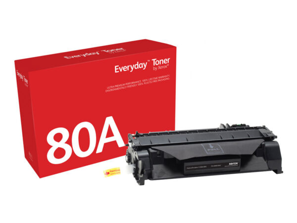 Toner Everyday di Xerox Nero compatibile con HP 80A (CF280A), Capacità standard