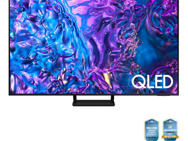 Samsung Q70D TV QLED 4K 65" QE65Q70DATXZT Smart TV Wi-Fi Black 2024, Quantum Processor 4K, 4K AI Upscaling, AirSlim Design, OTS Lite