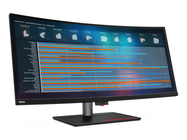 Lenovo ThinkVision P40w-20 LED display 100,8 cm (39.7") 5120 x 2160 Pixel 5K Ultra HD Nero