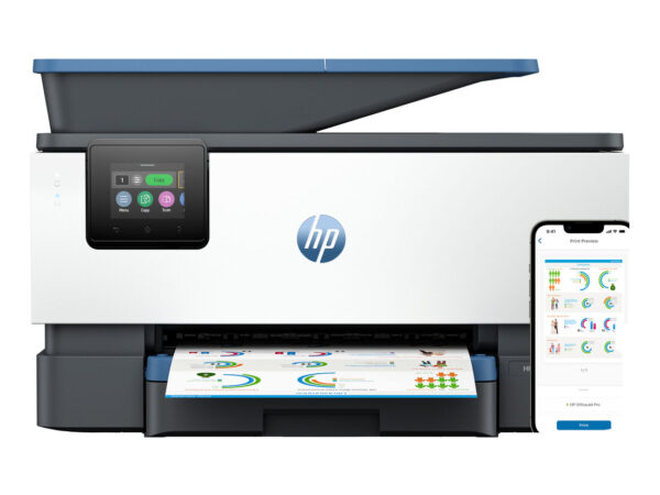 HP OfficeJet Pro 9125e Wireless All-in-One Colore Stampante, Instant Ink; Stampa fronte/retro