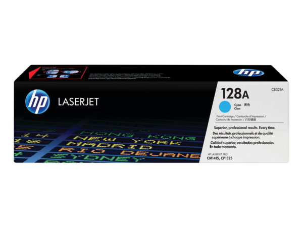 HP Cartuccia Toner originale ciano LaserJet 128A