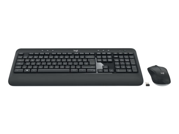 Logitech 920-008684 tastiera Mouse incluso Universale RF Wireless QWERTY Inglese UK Nero, Bianco