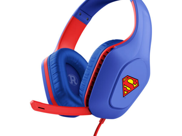 Trust GXT 415SM Zirox Auricolare Cablato A Padiglione Gaming Blu, Rosso