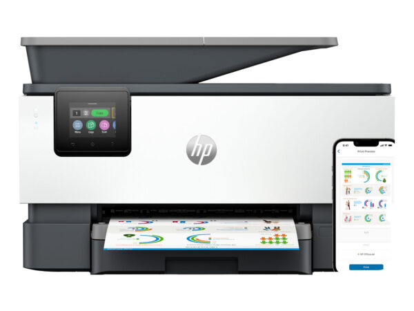 HP OfficeJet Pro 9122e Wireless All-in-One Colore Stampante, Instant Ink; Stampa fronte/retro