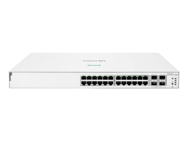 HPE Aruba Networking Networking Instant On Switch 24p Gigabit CL4 PoE 4p SFP+ 195W 1930