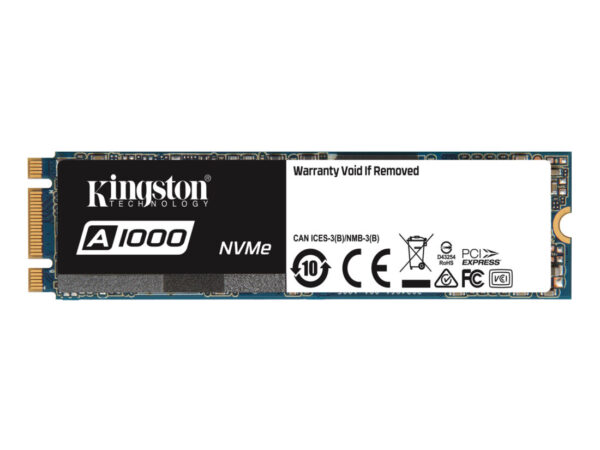 Kingston Technology A1000 960 GB M.2 PCI Express NVMe 3D TLC