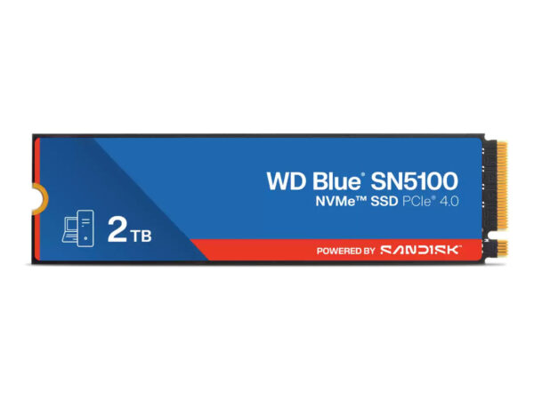 SanDisk WD Blue SN5100 2 TB M.2 PCI Express 4.0 NVMe QLC 3D NAND