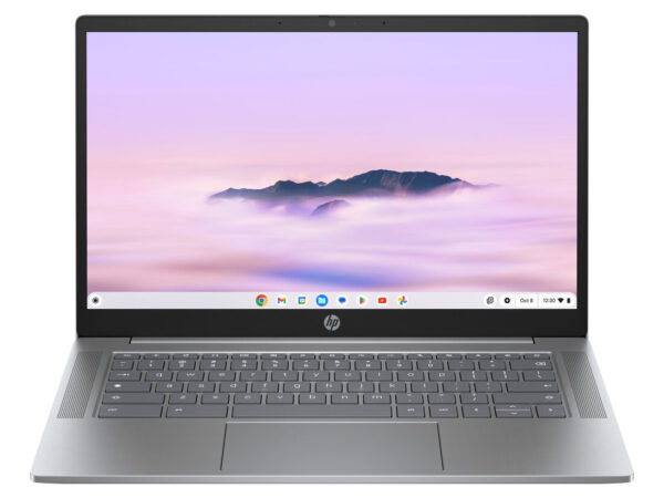HP Chromebook 14a-nf0011nl Intel N N100 35,6 cm (14") HD 4 GB LPDDR5-SDRAM 64 GB eMMC Wi-Fi 6E (802.11ax) ChromeOS Grigio